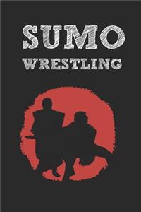 SUMO WRESTLING Lined Notebook