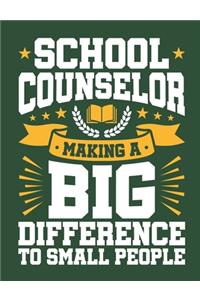 School Counselor Making A Big Difference to Small People