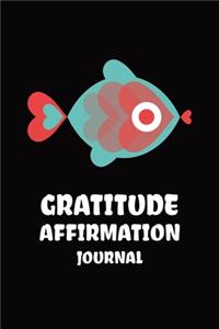 Orange Blue Fish Gratitude Affirmation Journal