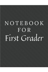 Notebook For First Grader