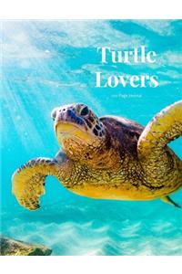 Turtle Lovers 100 page Journal