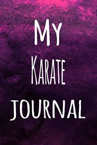 My Karate Journal