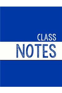 Blue Class Notebook