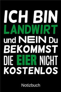 Ich bin Landwirt und nein du bekommst die Eier nicht kostenlos