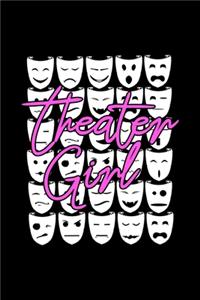 Theater Girl: Dot Grid Journal 6x9 - Theatre Broadway Musical Notebook I Theater Actor Gift for Thespians and Stage Geeks I Actress Pun