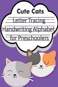 Letter Tracing Book Handwriting Alphabet for Preschoolers Cute Cats