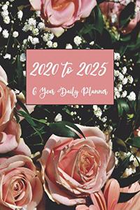 6 Year Daily Planner 2020 To 2025