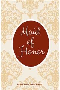 Maid of Honor Small Size Blank Journal-Wedding Planner&To-Do List-5.5