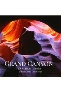 Grand Canyon 8.5 X 8.5 Photo Calendar January 2020 - June 2021