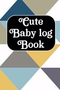 Cute Baby log Book