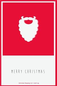 Christmas Shopping List + Card Log