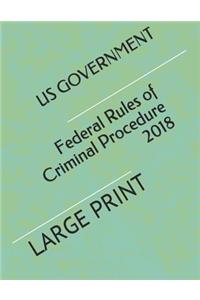 Federal Rules of Criminal Procedure 2018
