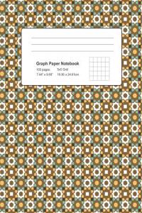 Graph Paper Notebook - 100 Pages 7.44 X 9.69 - 5x5 Grid
