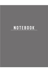 Notebook: Unlined Notebook - Large (8.5 X 11 Inches) - 112 Pages