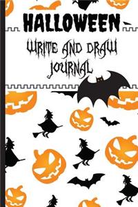 Halloween Write and Draw Journal