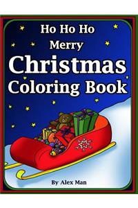 Ho Ho Ho Merry Christmas Coloring Book