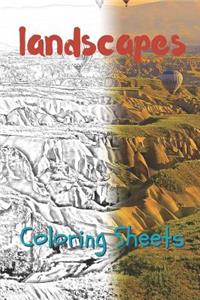 Landscape Coloring Sheets