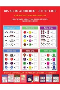 Kindergarten-Nummernbuch (Bis zehn addieren - Stufe eins)