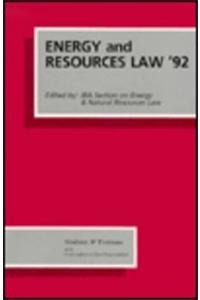 Energy and Resources Law