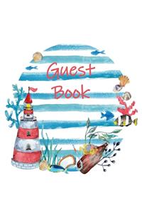 Guest Book, Visitors Book, Guests Comments, Vacation Home Guest Book, Beach House Guest Book, Comments Book, Visitor Book, Nautical Guest Book, Holiday Home, Retreat Centres, Family Holiday Guest Book, Bed & Breakfast (Hardback)