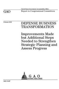 Defense business transformation