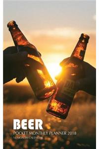 Beer Pocket Monthly Planner 2018