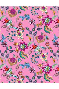 My Big Fat Bullet Journal Chinoiserie Pattern on Pink