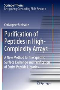 Purification of Peptides in High-Complexity Arrays