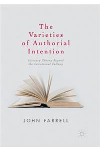 Varieties of Authorial Intention