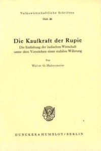 Die Kaufkraft Der Rupie