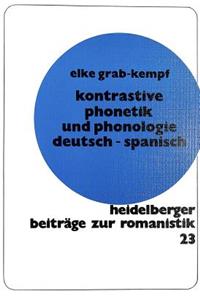 Kontrastive Phonetik Und Phonologie Deutsch - Spanisch