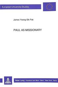 Paul as Missionary