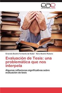 Evaluacion de Tesis