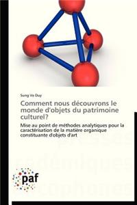 Comment Nous Découvrons Le Monde d'Objets Du Patrimoine Culturel?