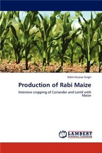 Production of Rabi Maize