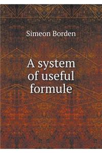 A system of useful formule