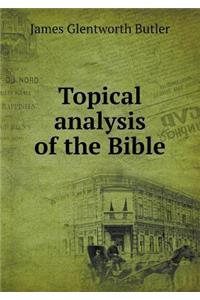 Topical Analysis of the Bible