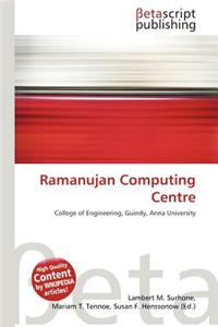 Ramanujan Computing Centre