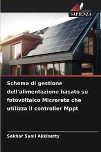 Schema di gestione dell'alimentazione basato su fotovoltaico Microrete che utilizza il controller Mppt