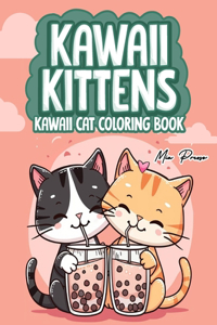 Kawaii Cat Coloring book