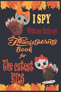 I Spy with my little eyes Thanksgiving Book for the cutest Kids