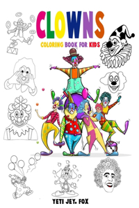 clowns coloring book for kids