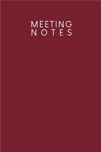 Meeting Notes