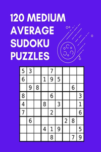 120 MEDIUM average sudoku puzzles