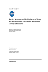 Further Development of Ko Displacement Theory for Deformed Shape Predictions of Nonuniform Aerospace Structures