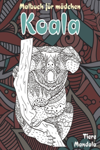Malbuch für Mädchen - Mandala - Tiere - Koala