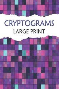 Cryptograms Large Print