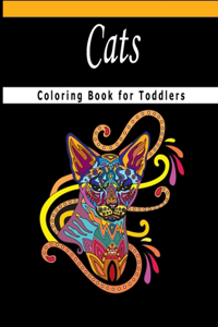 Cats Coloring Book for Toddlers