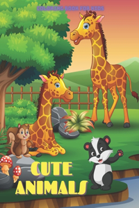 CUTE ANIMALS - Coloring Book For Kids