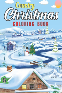 Country Christmas Coloring Book